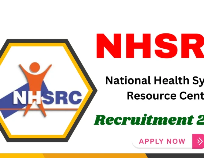 NHSRC Recruitment 2024 for Senior Consultant (Public Health)